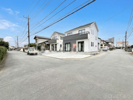 ���n�O�ώʐ^�@�O�ρ`Exterior�`�@�O�ʓ��H�F�쓌 6m �����A�k�� 6m �����@��w�̈�ˌ��Ă𒆐S�Ƃ����X���݂����R�Ƒ����A���ӂ͍��������������Ă��Ȃ��̂ŁA�΂̑����ՐÂȎ����������ł��B