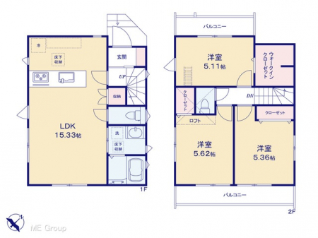 �@�Ԏ��`Floor plan�`�@�}�ʂƈقȂ�ꍇ�͌�����D��