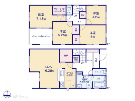 �@�Ԏ�聟�S�������`Floor plan�`  �}�ʂƈقȂ�ꍇ�͌�����D��v���܂��B
