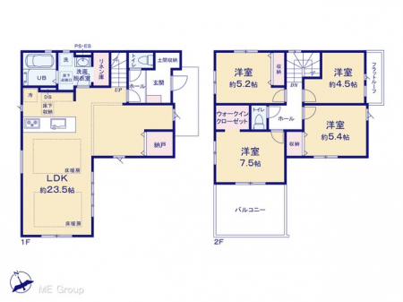 �@�Ԏ��`Floor plan�`�@�}�ʂƈقȂ�ꍇ�͌�����D��