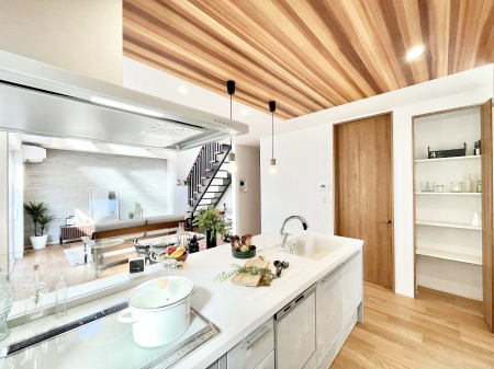 �L�b�`���@�J�E���^�[�z���ɂ��b�������Ȃ��疈���̂������������Ɗy����