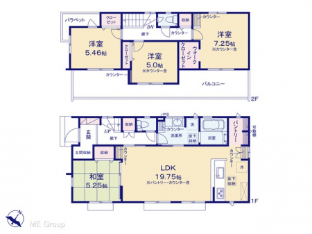 �@�Ԏ��`Floor plan�`�@�}�ʂƈقȂ�ꍇ�͌�����D��