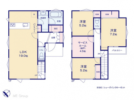 �@�Ԏ��`Floor plan�`�}�ʂƈقȂ�ꍇ�͌�����D��  