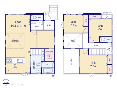�@�Ԏ��`Floor plan�`�@�}�ʂƈقȂ�ꍇ�͌�����D��  