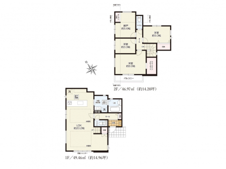 �@�Ԏ�聟2�������`Floor plan�`�}�ʂƈقȂ�ꍇ�͌�����D��  