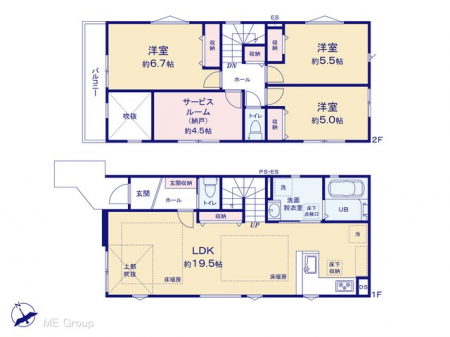 �@�Ԏ�聟�P�������`Floor plan�`�@�}�ʂƈقȂ�ꍇ�͌�����D��