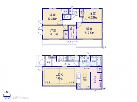 �@�Ԏ��`Floor plan�`�@�}�ʂƈقȂ�ꍇ�͌�����D��