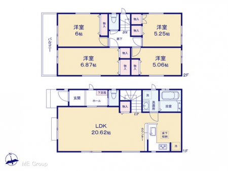 �@�Ԏ�聟�Q�������`Floor plan�`�@�}�ʂƈقȂ�ꍇ�͌�����D��