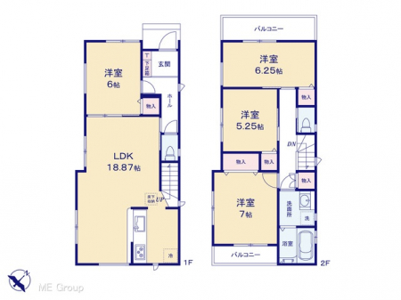 �@�Ԏ�聟�P�������`Floor plan�`�@�}�ʂƈقȂ�ꍇ�͌�����D��