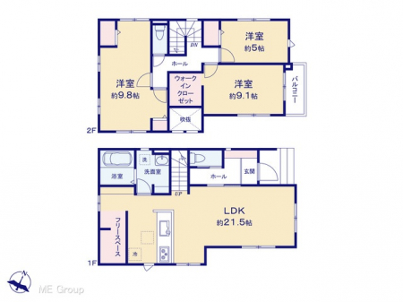 �@�Ԏ�聟�P�������`Floor plan�`�@�}�ʂƈقȂ�ꍇ�͌�����D��