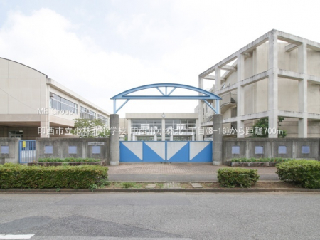 ���ӊ��@���w�Z 700m �󐼎s�����іk���w�Z