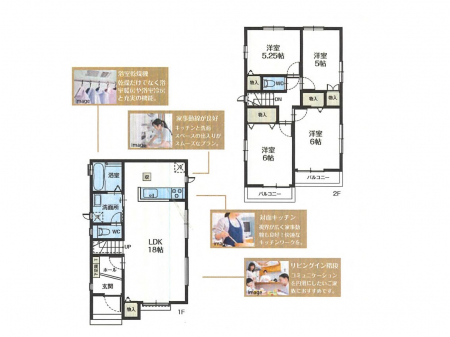�@�Ԏ�聟B�������`Floor plan�`�@�}�ʂƈقȂ�ꍇ�͌�����D��v���܂��B