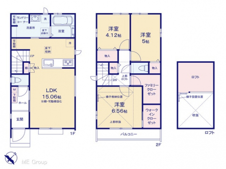 �@�Ԏ�聟B�������`Floor plan�`�@�}�ʂƈقȂ�ꍇ�͌�����D��v���܂��B