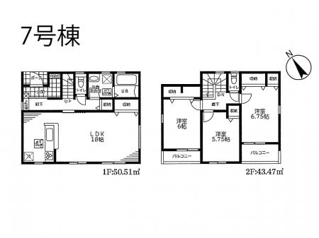 �@�Ԏ�聟�V�������`Floor plan�`�@�}�ʂƈقȂ�ꍇ�͌�����D��v���܂��B