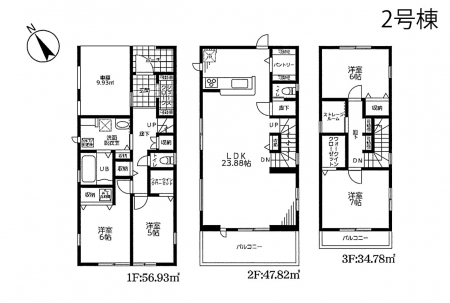 �@�Ԏ�聟�Q�������`Floor plan�`�@�}�ʂƈقȂ�ꍇ�͌�����D��v���܂��B