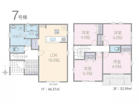 �@�Ԏ�聟7�������`Floor plan�`�}�ʂƈقȂ�ꍇ�͌�����D��  