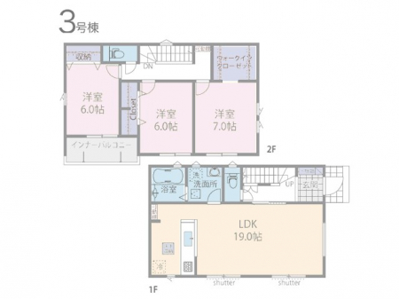 �@�Ԏ�聟3�������`Floor plan�`�}�ʂƈقȂ�ꍇ�͌�����D��  