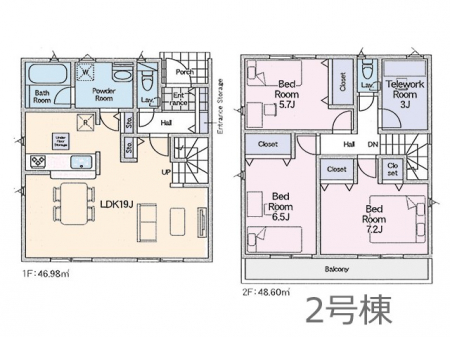 �@�Ԏ�聟2�������`Floor plan�`�}�ʂƈقȂ�ꍇ�͌�����D��    