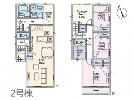 �@�Ԏ�聟�Q�������`Floor plan�`�@�}�ʂƈقȂ�ꍇ�͌�����D��v���܂��B