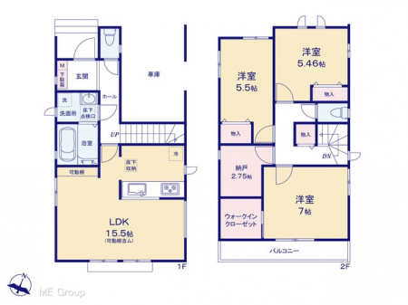 �@�Ԏ�聟B�������`Floor plan�`�@�}�ʂƈقȂ�ꍇ�͌�����D��
