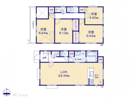 �@�Ԏ�聟�S�������`Floor plan�`�@�}�ʂƈقȂ�ꍇ�͌�����D��