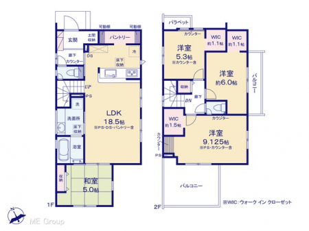 �@�Ԏ��`Floor plan�`�@�}�ʂƈقȂ�ꍇ�͌�����D��