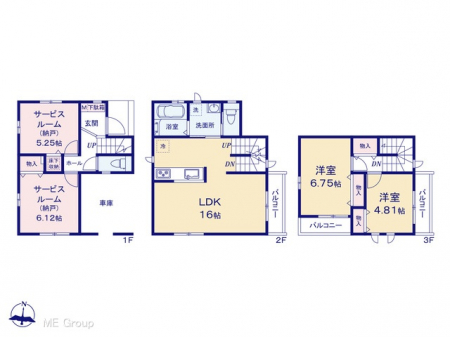 �@�Ԏ��`Floor plan�`�@�}�ʂƈقȂ�ꍇ�͌�����D��