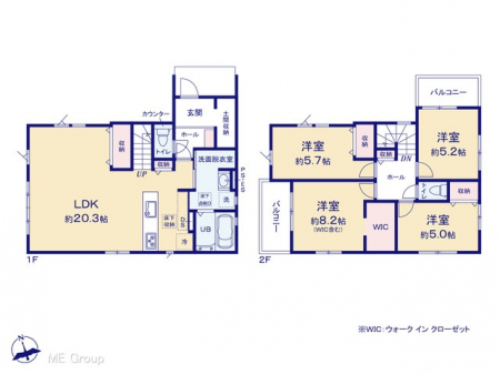 �@�Ԏ��`Floor plan�`�@�}�ʂƈقȂ�ꍇ�͌�����D��  