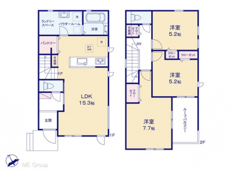 �@�Ԏ�聟�Q�������`Floor plan�`�@�}�ʂƈقȂ�ꍇ�͌�����D��