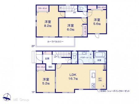 �@�Ԏ��`Floor plan�`�@�}�ʂƈقȂ�ꍇ�͌�����D��