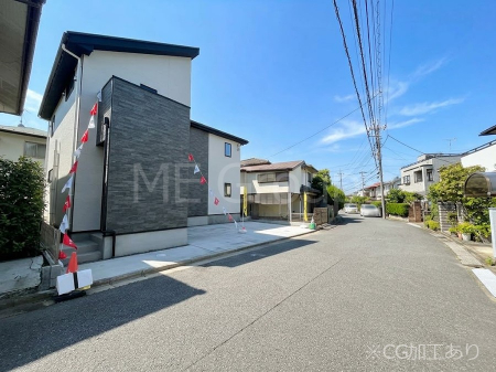 ���n�O�ώʐ^�@�O�ρ`Exterior�`�@�O�ʓ��H�F�k�� 6m �����@�O�ʓ��H�͊ՐÂȏZ��n���͂���Ԓʂ�̏��Ȃ����H�B���Ԃ̏o��������炭�炭�ł��I���s���_�E���n���w�̂���]�́A���C�y�ɂ��₢���킹���������I