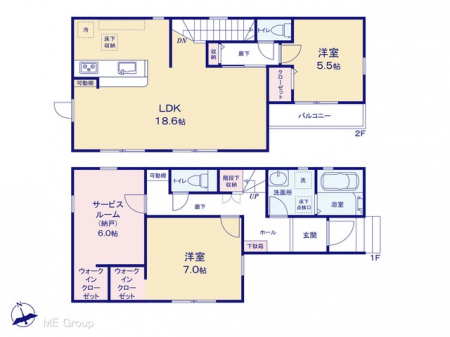 �@�Ԏ�聟1�������`Floor plan�`�@�}�ʂƈقȂ�ꍇ�͌�����D��