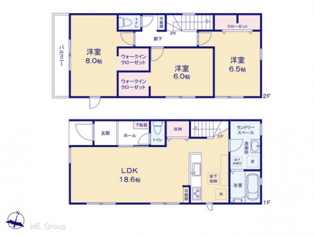 ���ӊ��@�Ԏ�聟�P�������`Floor plan�`�@�}�ʂƈقȂ�ꍇ�͌�����D��