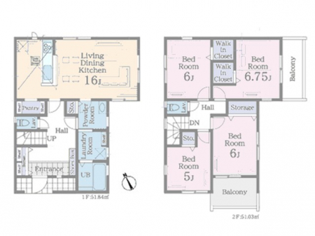 �@�Ԏ��`Floor plan�`�@�}�ʂƈقȂ�ꍇ�͌�����D��v���܂��B
