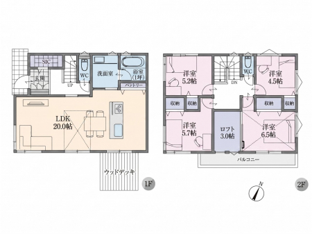 �@�Ԏ��`Floor plan�`�@�}�ʂƈقȂ�ꍇ�͌�����D��v���܂��B