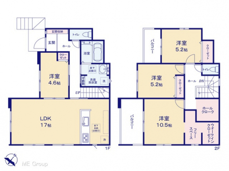 �@�Ԏ��`Floor plan�`�}�ʂƈقȂ�ꍇ�͌�����D��  
