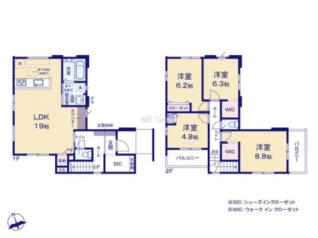 �@�Ԏ�聟1�������`Floor plan�`�}�ʂƈقȂ�ꍇ�͌�����D��  