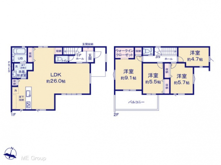 �@�Ԏ��`Floor plan�`�@�}�ʂƈقȂ�ꍇ�͌�����D��