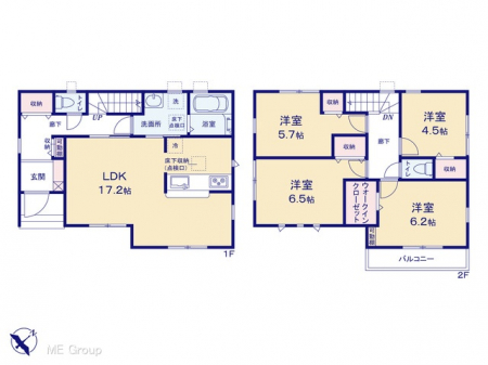 �@�Ԏ�聟�P�������`Floor plan�`�@�}�ʂƈقȂ�ꍇ�͌�����D��