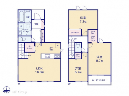 �@�Ԏ��`Floor plan�`�@�}�ʂƈقȂ�ꍇ�͌�����D��