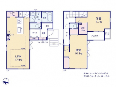 �@�Ԏ�聟1�������`Floor plan�`�}�ʂƈقȂ�ꍇ�͌�����D��  