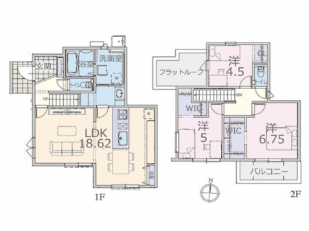 �@�Ԏ��`Floor plan�`�@�}�ʂƈقȂ�ꍇ�͌�����D��v���܂��B