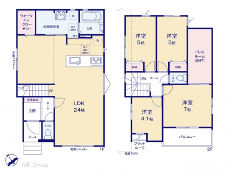 �@�Ԏ�聟�Q�������`Floor plan�`�@�}�ʂƈقȂ�ꍇ�͌�����D��