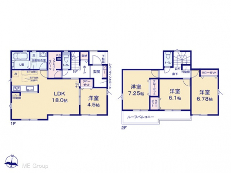 �@�Ԏ��`Floor plan�`�@�}�ʂƈقȂ�ꍇ�͌�����D��
