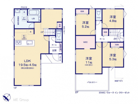 �@�Ԏ�聟�P�������`Floor plan�`�@�}�ʂƈقȂ�ꍇ�͌�����D��