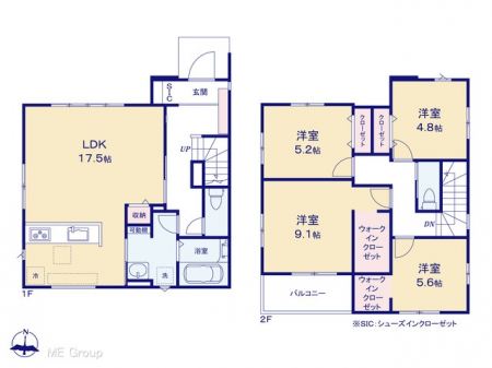 �@�Ԏ�聟�Q�������`Floor plan�`�@�}�ʂƈقȂ�ꍇ�͌�����D��
