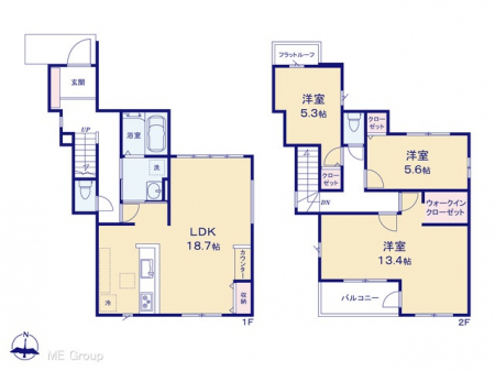 �@�Ԏ�聟�P�������`Floor plan�`�@�}�ʂƈقȂ�ꍇ�͌�����D��