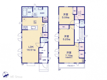�@�Ԏ�聟A�������`Floor plan�`�}�ʂƈقȂ�ꍇ�͌�����D��  