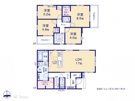 �@�Ԏ�聟�Q�������`Floor plan�`�@�}�ʂƈقȂ�ꍇ�͌�����D��
