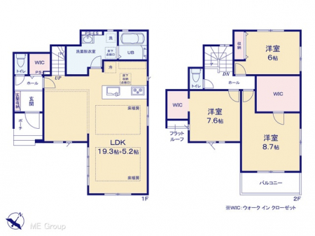 �@�Ԏ��`Floor plan�`�@�}�ʂƈقȂ�ꍇ�͌�����D��